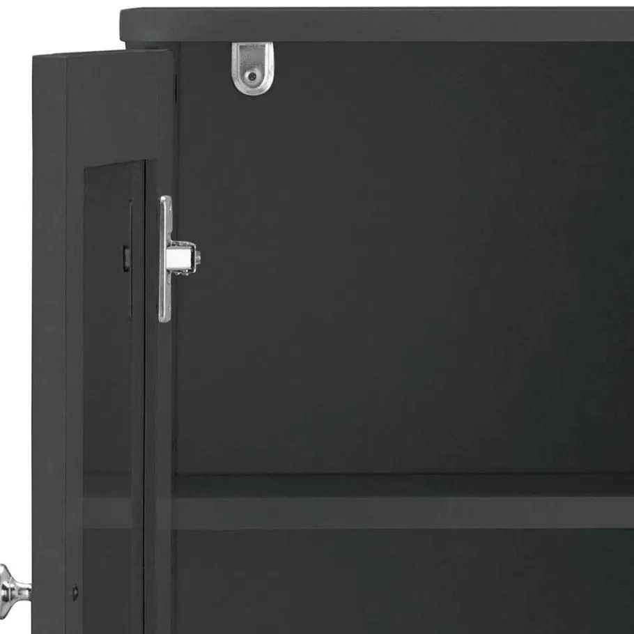 New Wohnen Badezimmer Spiegelschrank 1-türig & Schublade & Fächer - Zenca