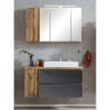 Outlet Wohnen Badezimmer Waschplatz 105 cm breit - Jambi I (zweiteilig)
