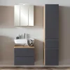 Wohnen Badezimmer Waschplatz und Hochschrank - Jambi II (dreiteilig)