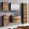 Discount Wohnen Badezimmerblock Möbelkombination - Vandija (fünfteilig)