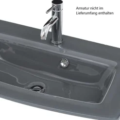 Discount Wohnen Badezimmerblock Möbelkombination - Vandija (fünfteilig)