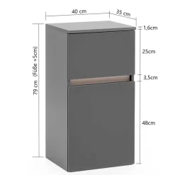 New Wohnen Badezimmerblock Schrank Set - Agiruan (vierteilig)