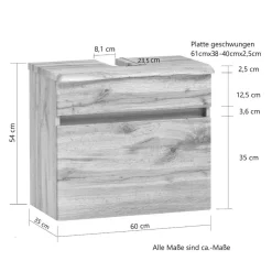 New Wohnen Badezimmerblock Schrank Set - Agiruan (vierteilig)