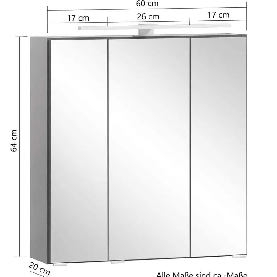 New Wohnen Badezimmerblock Schrank Set - Agiruan (vierteilig)