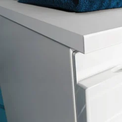 Clearance Wohnen Badezimmer-Kommode in Weiß Hochglanz - Loeesa