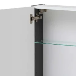 Clearance Wohnen Badezimmermöbel in Dunkelgrau - Marcius (dreiteilig)