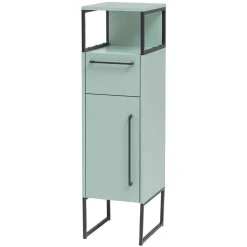 New Wohnen Badezimmermöbel Kombi in Mint mit Anthrazit - Esdrus (dreiteilig)