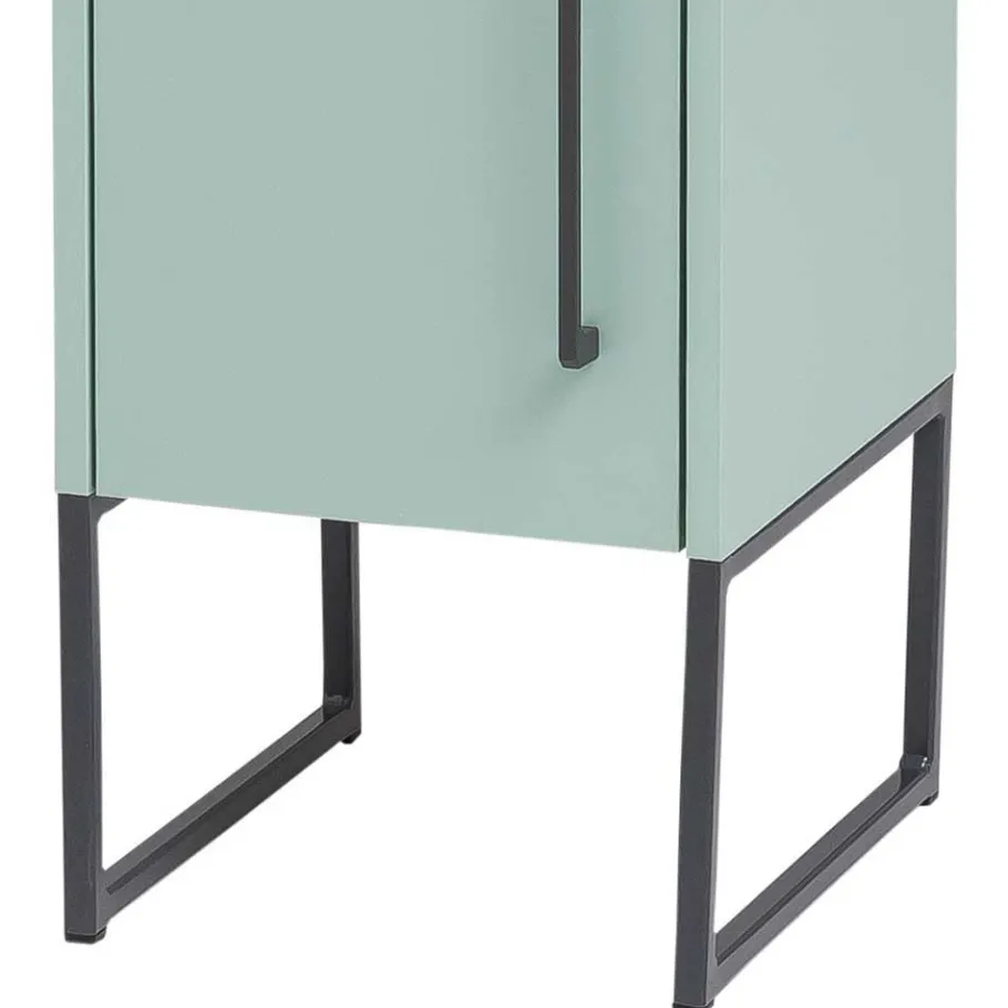 New Wohnen Badezimmermöbel Kombi in Mint mit Anthrazit - Esdrus (dreiteilig)