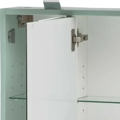 New Wohnen Badezimmermöbel Kombi in Mint mit Anthrazit - Esdrus (dreiteilig)