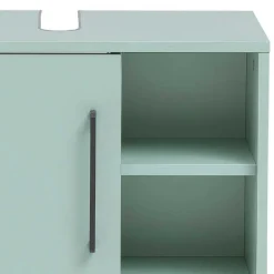 New Wohnen Badezimmermöbel Kombi in Mint mit Anthrazit - Esdrus (dreiteilig)