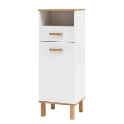 Discount Wohnen Badmöbel Block im Skandi Design - Utiona (fünfteilig)
