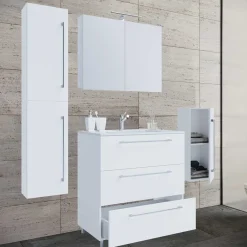 New Wohnen Badmöbel im Set 126 cm breit - Ipsum (vierteilig)