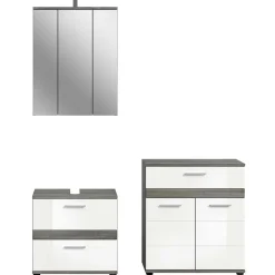 Wohnen Badmöbel Kombination modern - Chapan (dreiteilig)