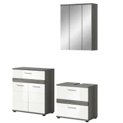 Wohnen Badmöbel Kombination modern - Chapan (dreiteilig)
