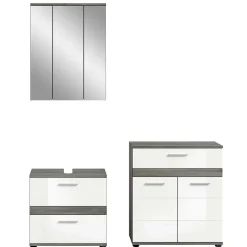 Wohnen Badmöbel Kombination modern - Chapan (dreiteilig)
