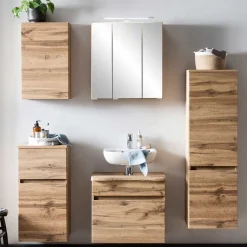 Best Wohnen Badmöbel Komplettset in Touchwood - Drumias (fünfteilig)