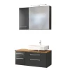 Discount Wohnen Badmöbel mit Spiegelschrank - Estregos I (dreiteilig)