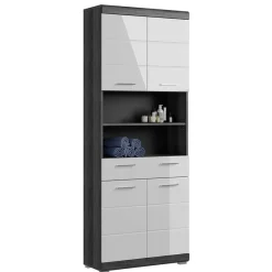 Outlet Wohnen Badmöbel Set mit hohen Schränken - Nancys (vierteilig)