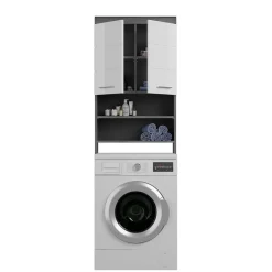 Sale Wohnen Badmöbel Set mit Waschmaschinenschrank - Nancys (vierteilig)