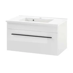 Clearance Wohnen Badmöbel Set mit 2x Hochschrank - Ingmesan (vierteilig)
