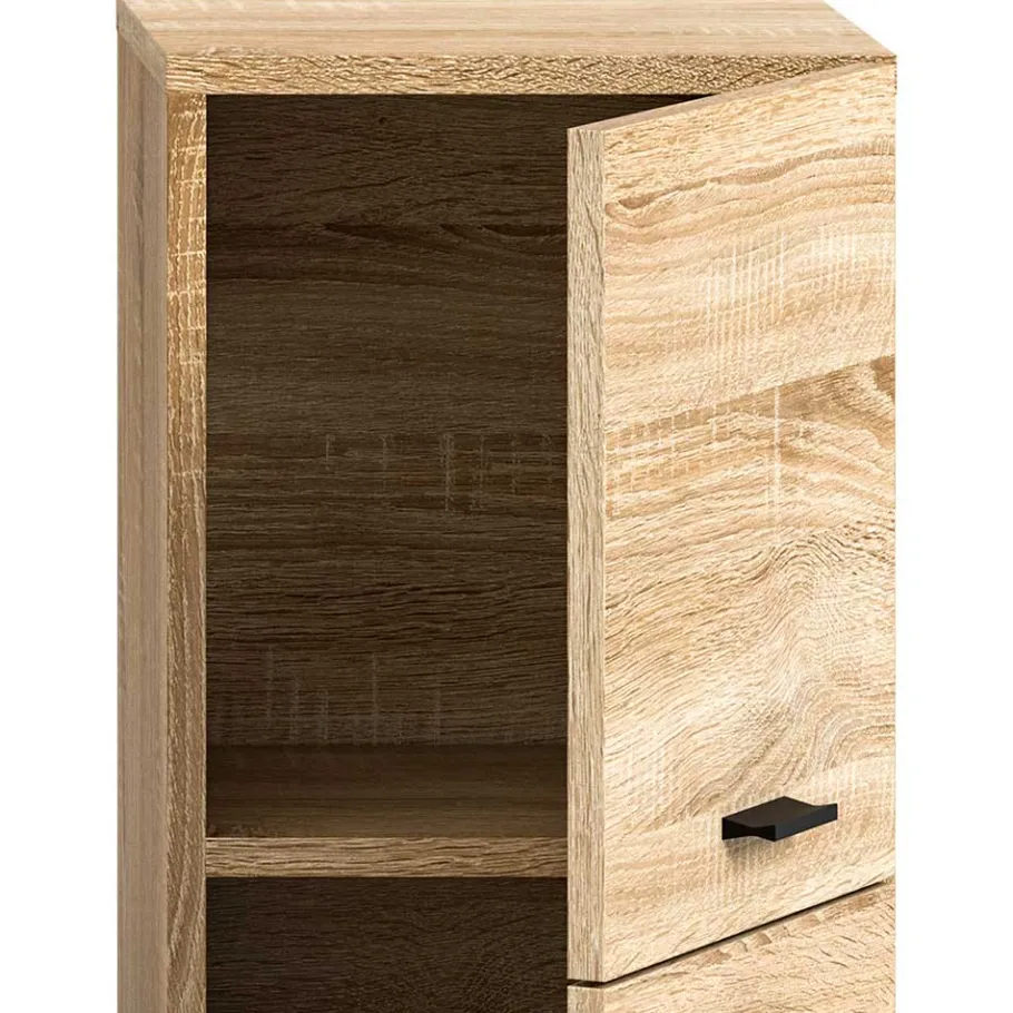 Best Wohnen Badmöbel-Set in Sonoma-Eiche - Hoxtona (dreiteilig)