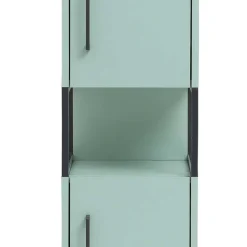 Sale Wohnen Badschränke in Mint Grün & Anthrazit - Esdrus (dreiteilig)