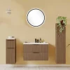Outlet Wohnen Badspiegel und Badschränke Set - Ucaida (vierteilig)