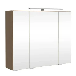 Wohnen Bad-Waschplatz mit Midischrank Set - Leitha (dreiteilig)