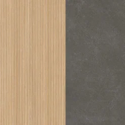 Wohnen Bad-Waschplatz mit Midischrank Set - Leitha (dreiteilig)