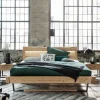 Hot Wohnen Balkenbett aus Kiefer mit LED Beleuchtung - Enjta