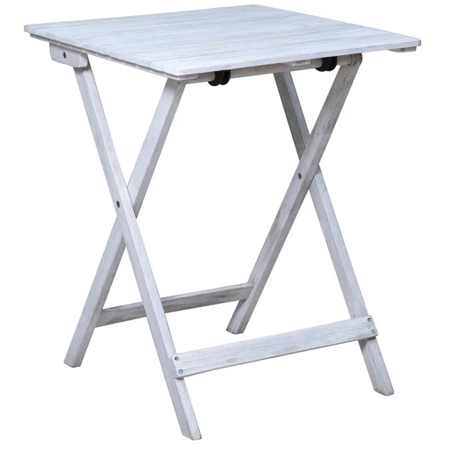 Discount Wohnen Balkon Sitzgruppe in Grey Wash - Paisly (dreiteilig)