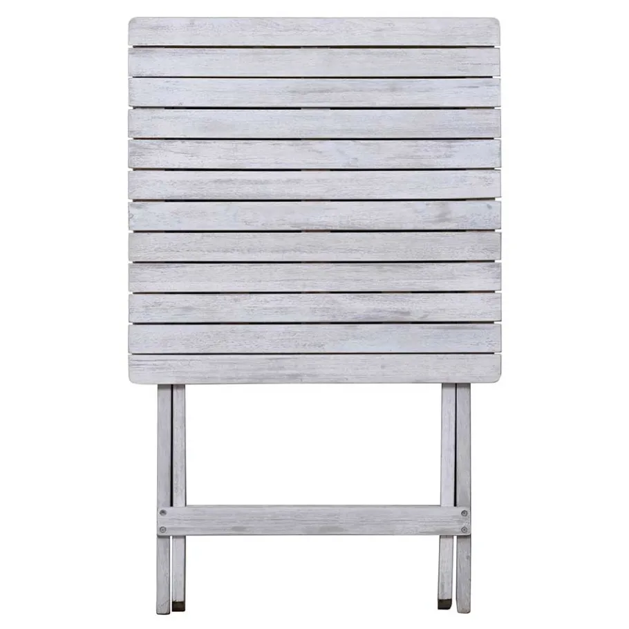 Discount Wohnen Balkon Sitzgruppe in Grey Wash - Paisly (dreiteilig)