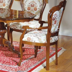 Best Wohnen Barock Esszimmersessel Magari mit Holz Nussbaumfarben
