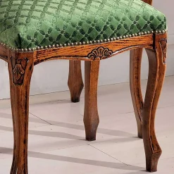 Best Wohnen Barock Hocker gepolstert Agosto in Grün
