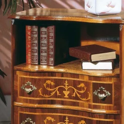 Outlet Wohnen Barock Kommode mit offenem Fach Agosto & 2 Schubladen