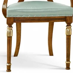 Best Wohnen Barockstuhl mit Armlehnen in Mint - Eracosta