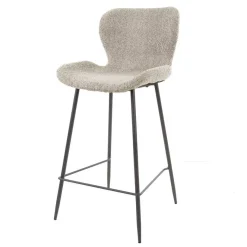Online Wohnen Barstühle in Beige Boucle - Vilvia (4er Set)