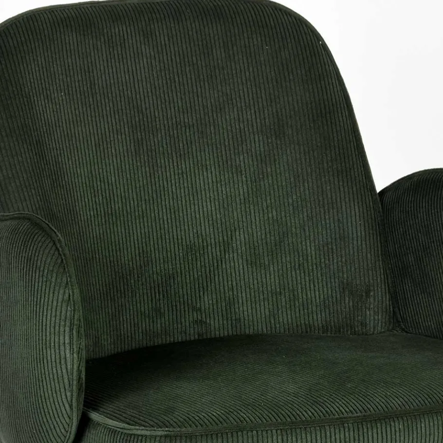 Clearance Wohnen Barstuhl aus Cord in Oliv Grün - Jenver (2er Set)