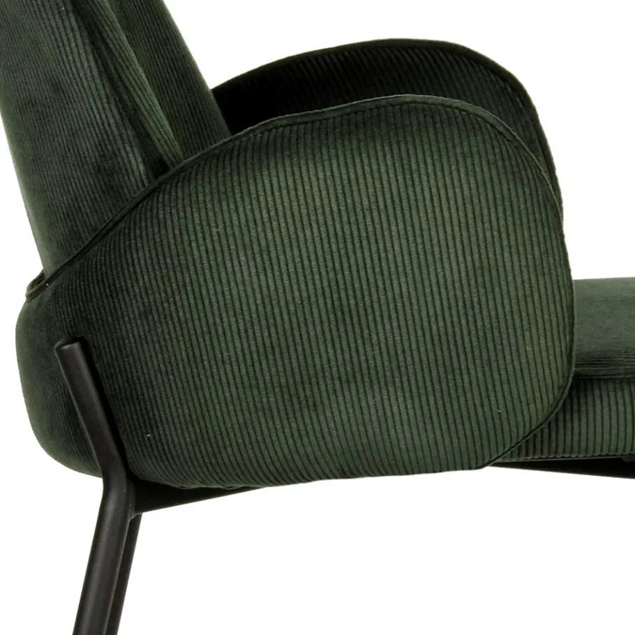 Clearance Wohnen Barstuhl aus Cord in Oliv Grün - Jenver (2er Set)