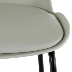 Wohnen Barstuhl in Grau und Schwarz - Cavanna (2er Set)