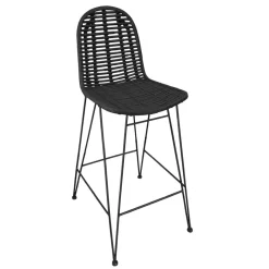 Discount Wohnen Barstuhl Makarona aus Rattan