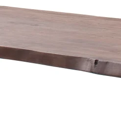 Discount Wohnen Baumkanten Tisch aus Akazie in Walnuss Braun - Rodrico