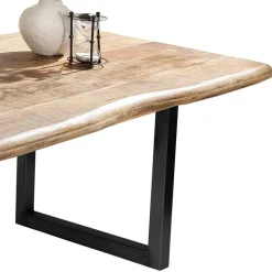 Discount Wohnen Baumkantentisch aus Mangobaum Massivholz - Danae