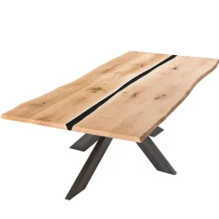 Sale Wohnen Baumkantentisch mit Epoxid-Harz-Einlage - Cocktail