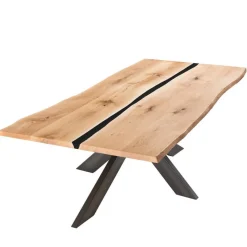 Sale Wohnen Baumkantentisch mit Epoxid-Harz-Einlage - Cocktail