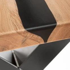 Sale Wohnen Baumkantentisch mit Epoxid-Harz-Einlage - Cocktail