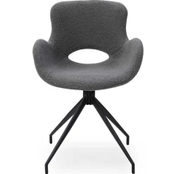 Outlet Wohnen Baumkantentisch und Tischsessel Set - Eulena (fünfteilig)