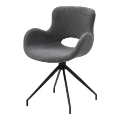 Outlet Wohnen Baumkantentisch und Tischsessel Set - Eulena (fünfteilig)