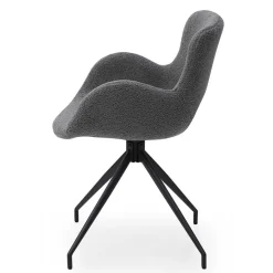 Outlet Wohnen Baumkantentisch und Tischsessel Set - Eulena (fünfteilig)