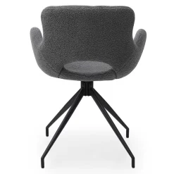 Outlet Wohnen Baumkantentisch und Tischsessel Set - Eulena (fünfteilig)